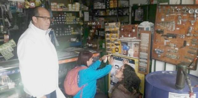 "Cuidado en la ciudad" sencibiliza a comerciantes de Teusaquillo Foto: Alcaldía Local de Teusaquillo