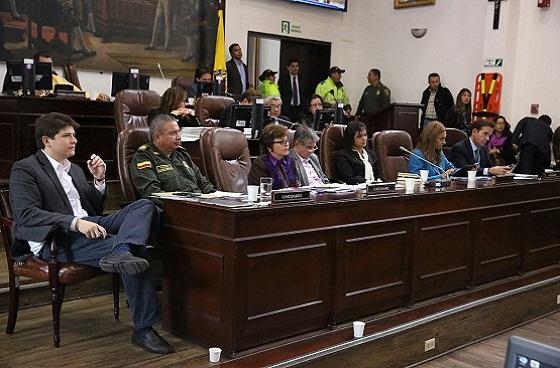 Concejo de Bogotá - Foto: Prensa Secretaría de Gobierno