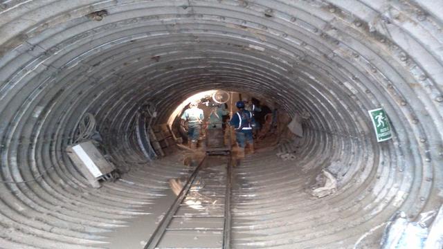 Construcción Tunel Linner - Foto: Corpacero