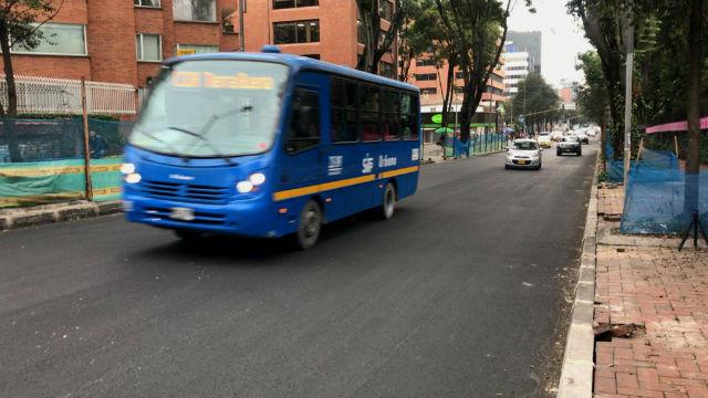 Vía recuperada - Foto: Acueducto de Bogotá