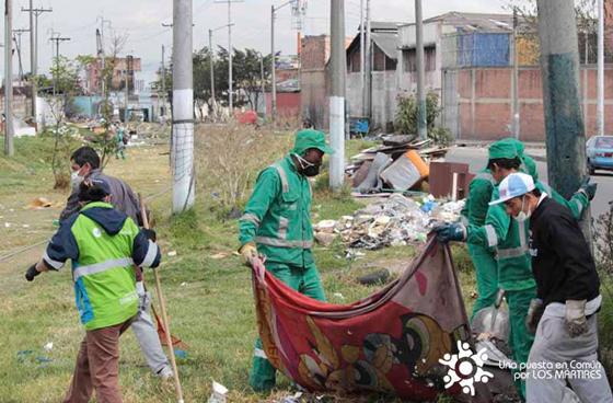 Jornada de limpieza-Foto: Alcaldía Local de Los Mártires