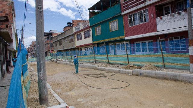 Obras de acueducto y alcantarillado - Foto: Prensa Acueducto de Bogotá