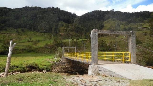Intervención en los puentes - Foto: Alcaldía Local de Sumapaz