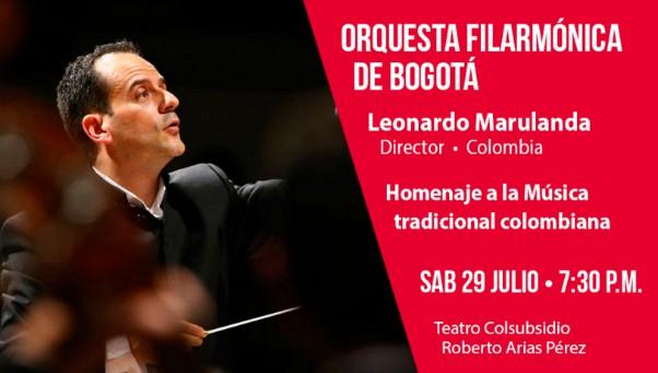 Homenaje a la música tradicional colombiana con el Director Leonardo Marulanda