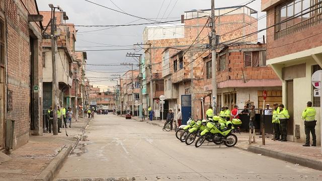 El barrio María Paz fue intervenido en julio por la administración Distrital - Foto: Alcaldía de Bogotá