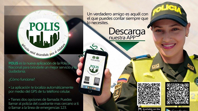 Con las aplicaciones POLIS y Adenunciar puede reportar cualquier delito - Foto: Policía Metropolitana Bogotá