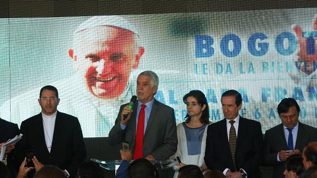 La capital está lista para recibir al papa - Foto: Alcaldía Mayor de Bogotá/Diego Baumán