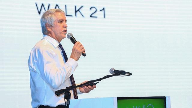 Conferencia inaugural de Walk21 - Foto: Comunicaciones Alcaldía Bogotá / Diego Bauman