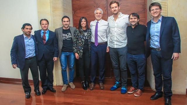 Alcalde Peñalosa reunido con empresaios de WeWork 