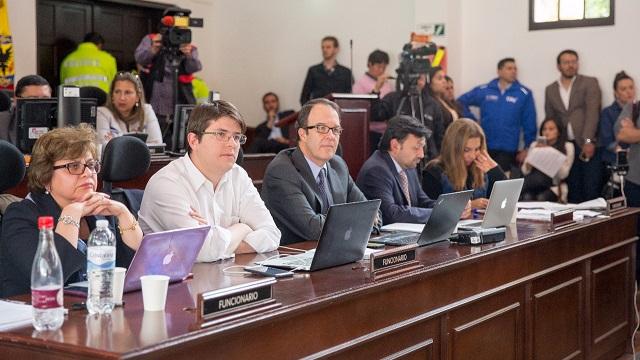 Aprobadas las vigencias futuras del Metro en el Concejo de Bogotá. Foto: Andrés Sandoval