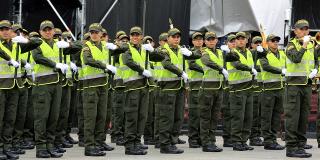 Jóvenes policías bachilleres - Foto: Prensa Alcaldía Mayor de Bogotá - Diego Bauman