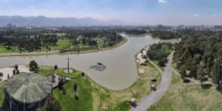 Foto panorámica del parque Simón Bolívar