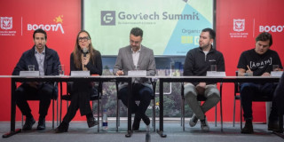 Imagen del lanzamiento Bogotá sede del Govtech Summit.