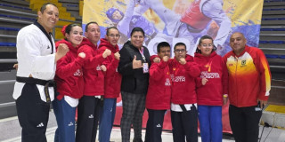 Representantes del Equipo Bogotá, protagonistas en la Copa Colombia G1 de parataekwondo y sordotaekwondo