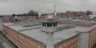 Foto panorámica de la Cárcel Distrital de Bogotá.