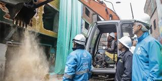 Demolición primero predios del Bronx - Foto: Prensa Alcaldía Mayor de Bogotá / Camilo Monsalve