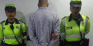 Captura delincuente de Suba - Foto: Prensa Mebog