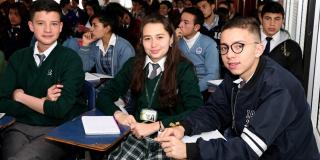 Estudiantes colegio Bogotá - Foto: Prensa Secretaría de Educación 
