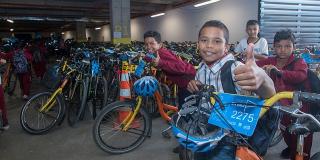 ‘Al colegio en Bici’, movilidad escolar sostenible en Bogotá - Foto: Comunicaciones Alcaldía / Andrés Sandoval