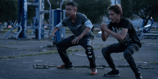 Imagen de deportistas entranando