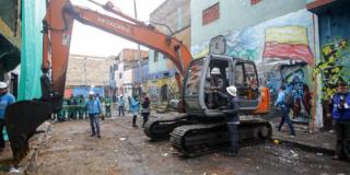 Demolición del Bronx - Foto: Alcaldía Mayor de Bogotá
