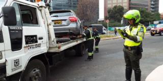 Inmovilización de vehículo - Foto: Secretaría de Movilidad