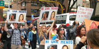 Así fue la marcha en contra del feminicidio en Bogotá