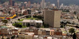 Panorámica de un sector de Bogotá-Centro Administrativo - Foto: Diego Bauman-Alcaldía Mayor de Bogotá