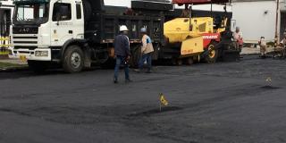 Reparación de vías en Chapinero - Foto: Prensa UMV