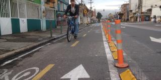 Bicicarril Avenida Chile - Foto: Prensa IDU