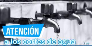 Cortes de agua en Bogotá 