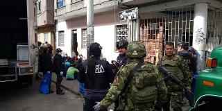 Operativo contra el microtráfico en el Centro - FOTO: Prensa Decimotercera Brigada del Ejército