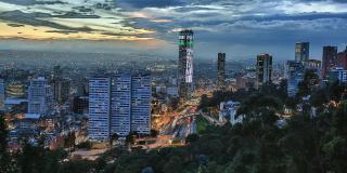 Panorámica de Bogotá al atardecer - Foto: Diego Bauman