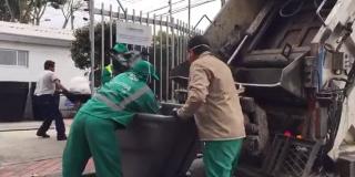 Recolección de residuos en Bogotá - Foto: Comunicaciones Alcaldía Bogotá 