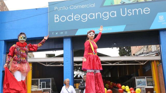 Bodeganga Usme - Foto: IPES Bodeganga Usme - Foto: IPES