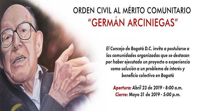 Concurso Germán Arciniegas - FOTO: Prensa Participación Bogotá