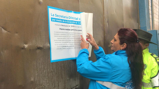 Sellan establecimientos de curtiembres en San Benito. Sellan establecimientos de curtiembres en San Benito.