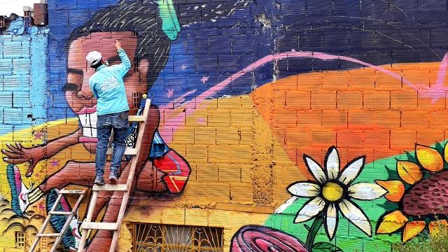 Mural localidad Ciudad Bolívar- FOTO: Prensa IDPAC