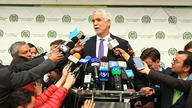 Anuncio captura banda de ladrones - Foto: Prensa Alcaldía Mayor de Bogotá