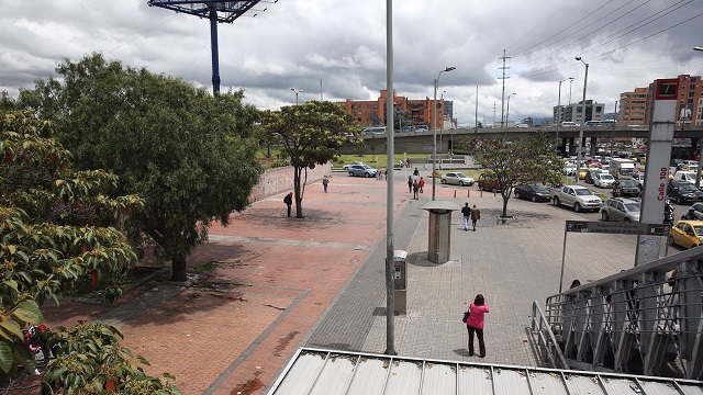 Calle 100 después de operativo de recuperación de espacio público - Foto: Prensa Secretaría de Gobierno