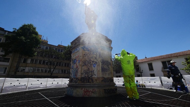 Intervención Plazoleta del Rosario - Foto: Alcaldía Mayor de Bogotá Intervención Plazoleta del Rosario - Foto: Alcaldía Mayor de Bogotá