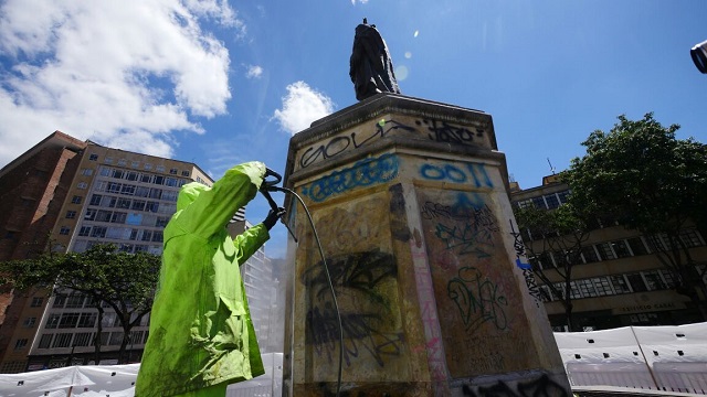Intervención Plazoleta del Rosario - Foto: Alcaldía Mayor de Bogotá Intervención Plazoleta del Rosario - Foto: Alcaldía Mayor de Bogotá