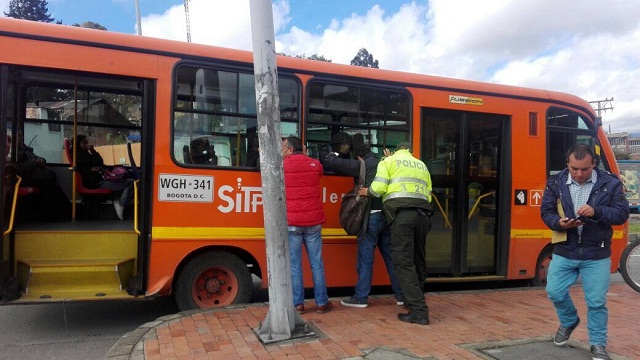 14 capturas lograron las autoridades en las últimas horas en el SITP - Foto: Alcaldía de Bogotá