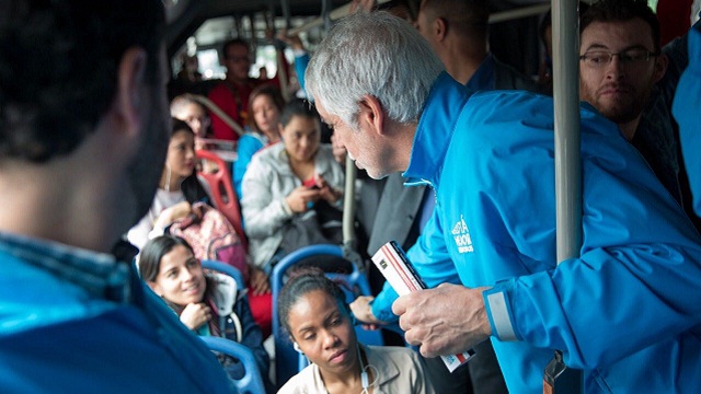 Pedagogía cambio rutas fáciles de TransMilenio - Foto: Comunicaciones Alcaldía Bogotá / Andrés Sandoval Pedagogía cambio rutas fáciles de TransMilenio - Foto: Comunicaciones Alcaldía Bogotá / Andrés Sandoval