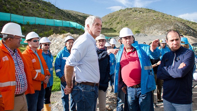 Verificación obras extracción tuneladoras en Canoas - Foto: Comuniacciones Acueducto Bogotá Verificación obras extracción tuneladoras en Canoas - Foto: Comuniacciones Acueducto Bogotá