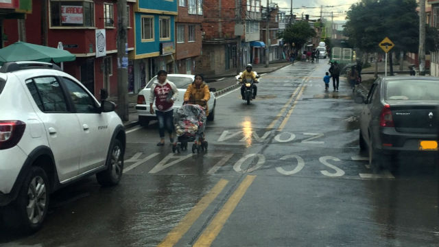 Señalización Zona Escolar en Usme - Foto: Secretaría de Movilidad