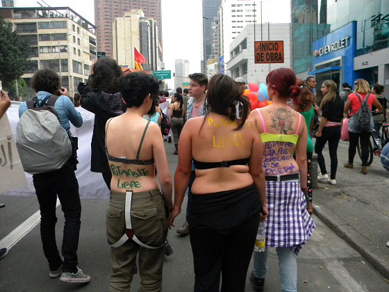 Marcha en contra del feminicidio en Bogotá - Foto: Prensa Alcaldía Mayor de Bogotá - Lesly Segura