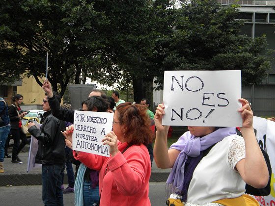 Marcha en contra del feminicidio en Bogotá - Foto: Prensa Alcaldía Mayor de Bogotá - Lesly Segura