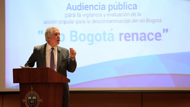 Audiencia "Río Bogotá renace" - Foto: Alcaldía Mayor de Bogotá/Diego Baumán