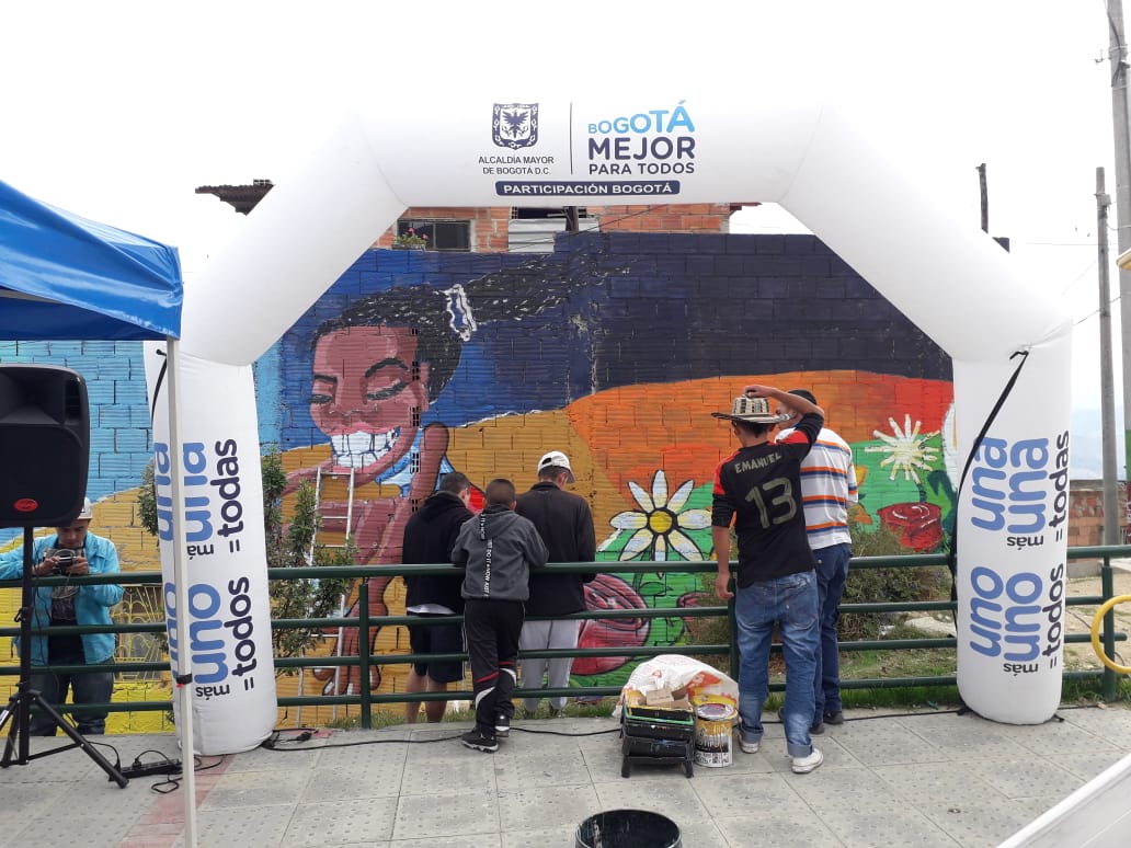 Mural localidad Ciudad Bolívar- FOTO: Prensa IDPAC